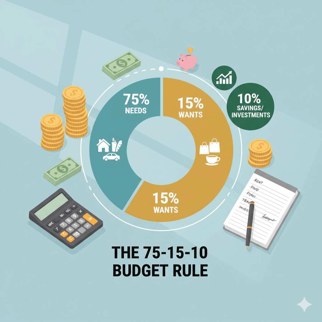 75 15 10 budgeting rule explanation