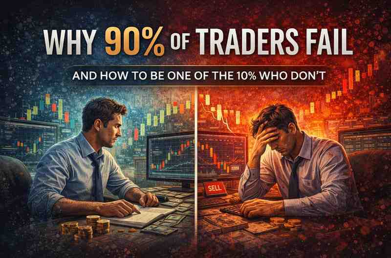 Trader experiencing the emotional cycle of wins, losses, and revenge trading